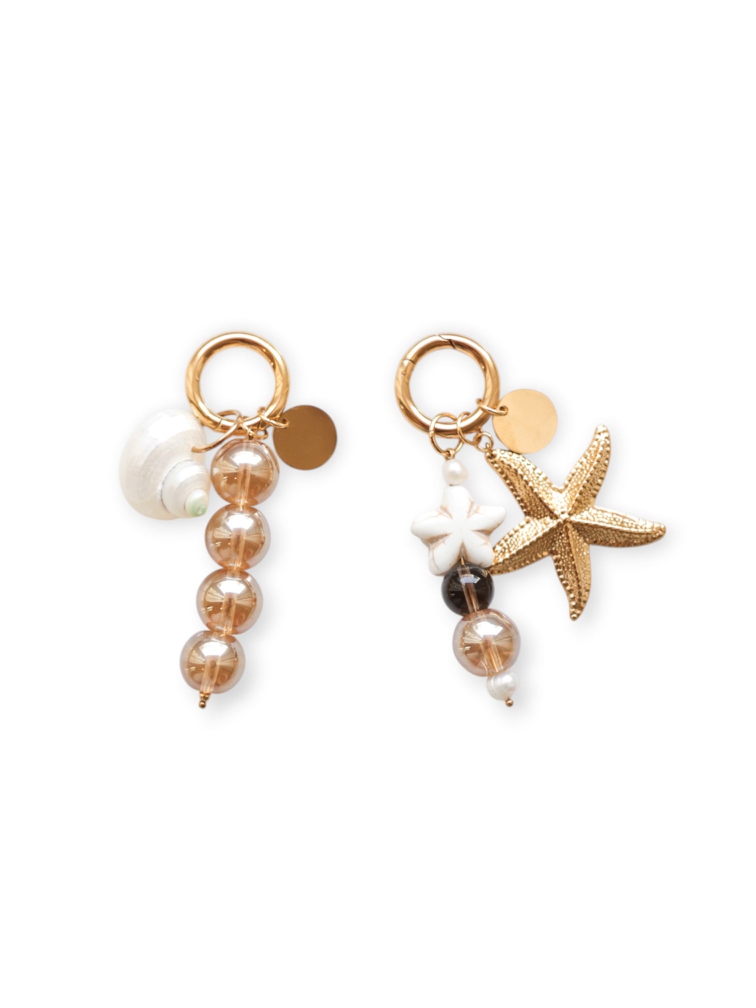 Golden bag charms